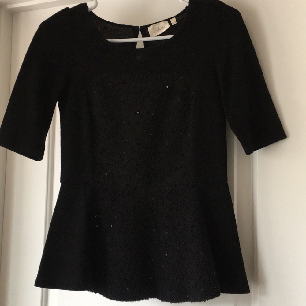 Deletta Top Peplum Anthro